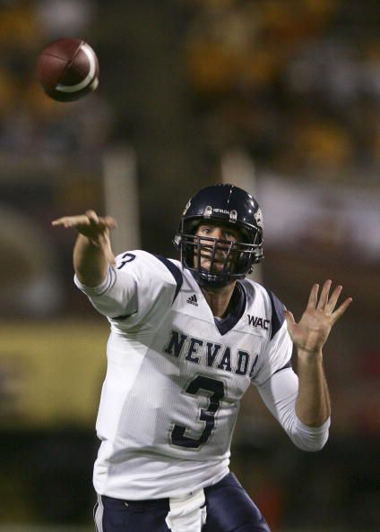 While at Nevada, Jeff Rowe threw for some pretty impressive numbers. (Courtesy of Harry How/Getty Images)