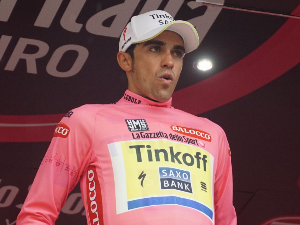 Contador podium
