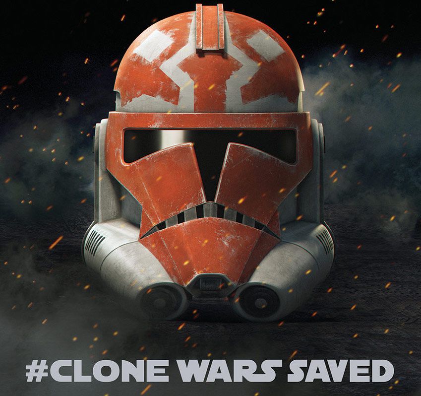 star wars clone wars saved at disney