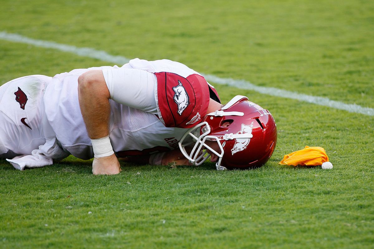 Tyler Wilson is down this week; and the Razorbacks are out.