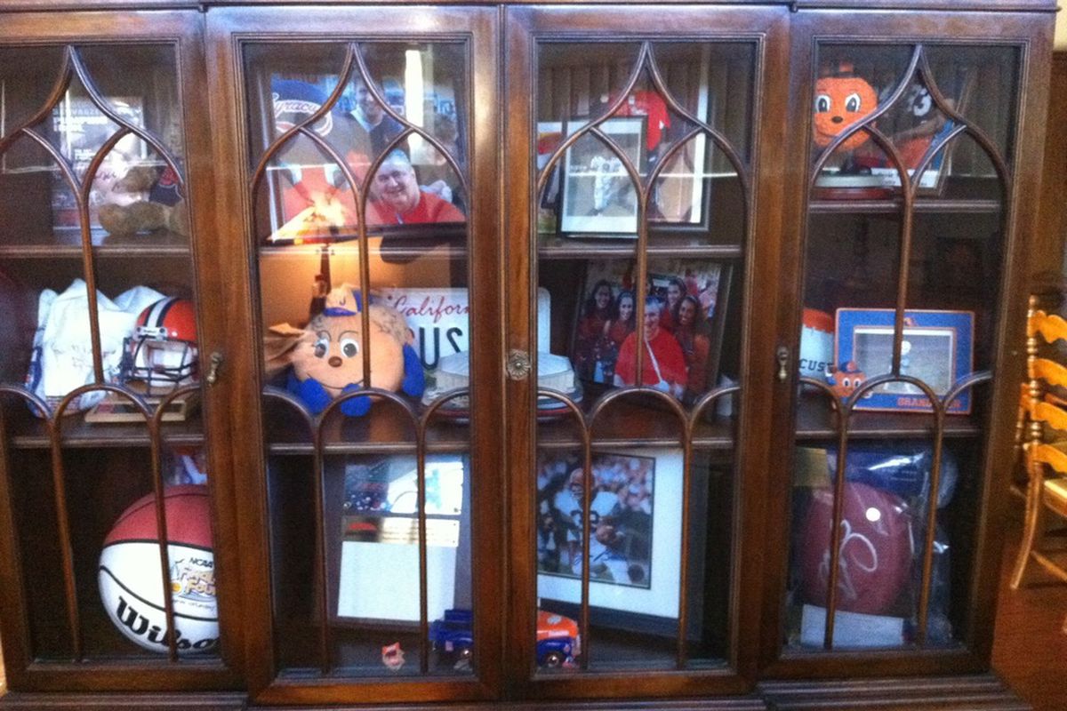 The SU Shrine at Gregg M's parents' house.