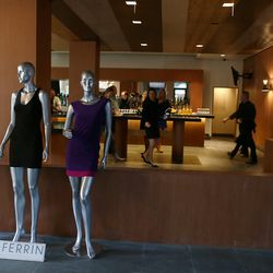 <em>The hostesses and cocktail waitresses will wear dresses by local designer Abi Ferrin. (No word on what the male staffers will wear?)</em>