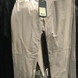 Leather pants, $300