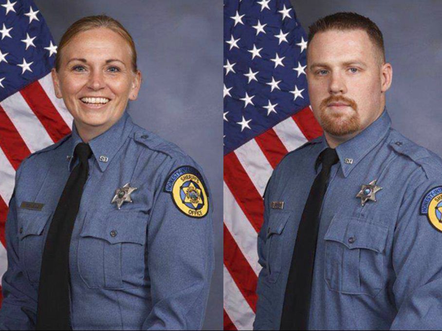 Deputy Theresa King and DeputyPatrick Rohrer. The Wyandotte County District Attorney’s office on June 22, 2018 announced charges have been filed against Antoine Fielder in the deaths of deputies. | Kansas City Kansas police department via AP