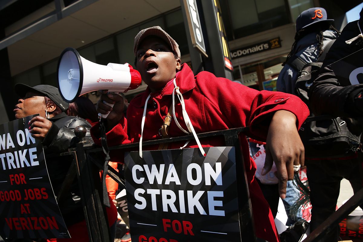 Verizon Workers Walk Off Jobs And Strike