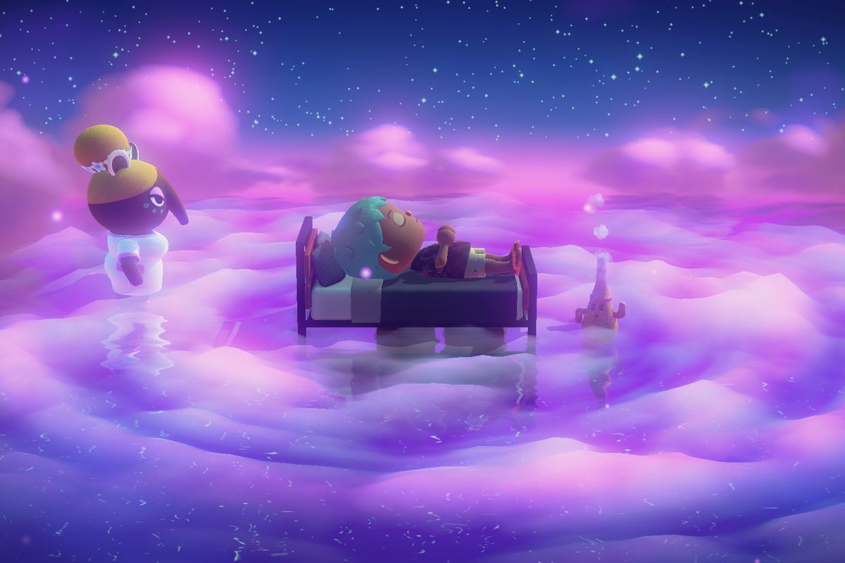 A dream in Animal Crossing: New Horizons.