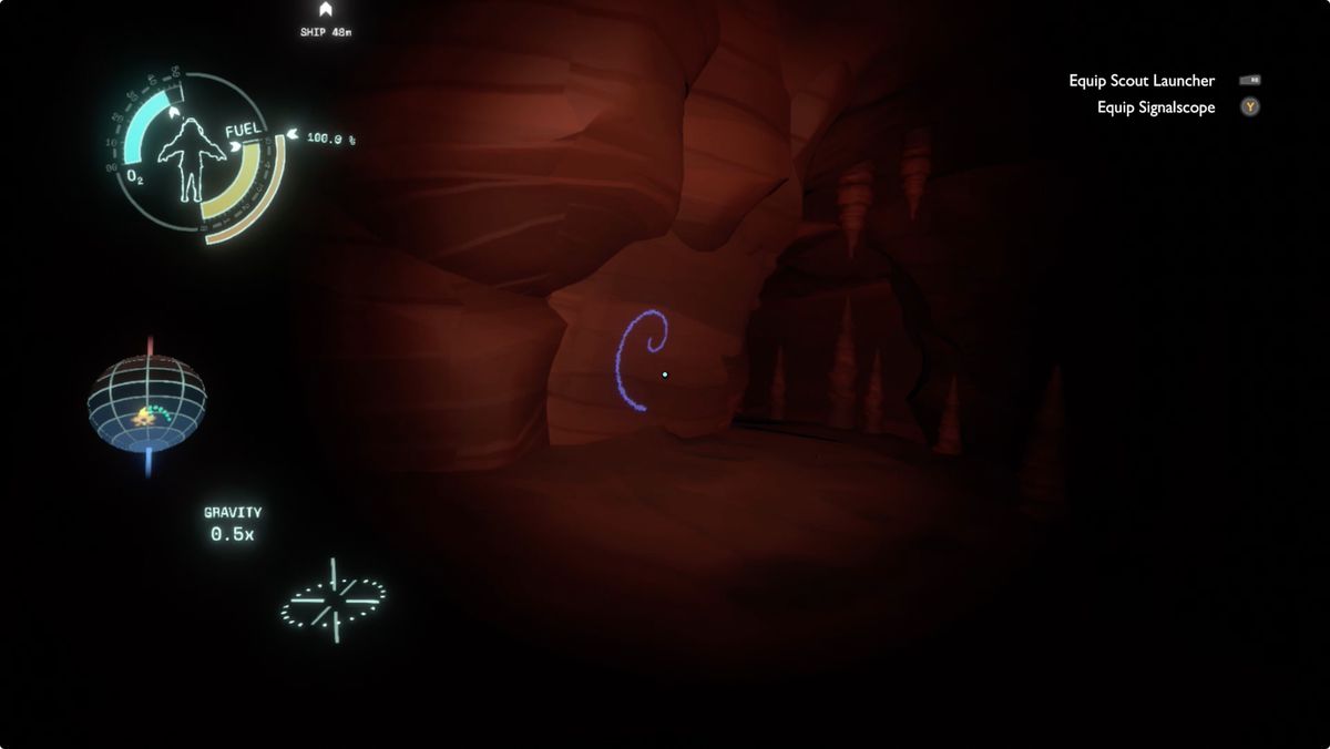 Outer Wilds Ember Twin Escape Pod 2 path to Sunless City