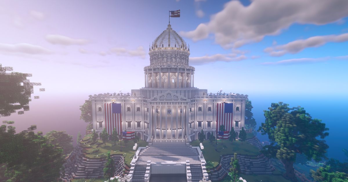Ahead of the election, practice voting in this Minecraft server