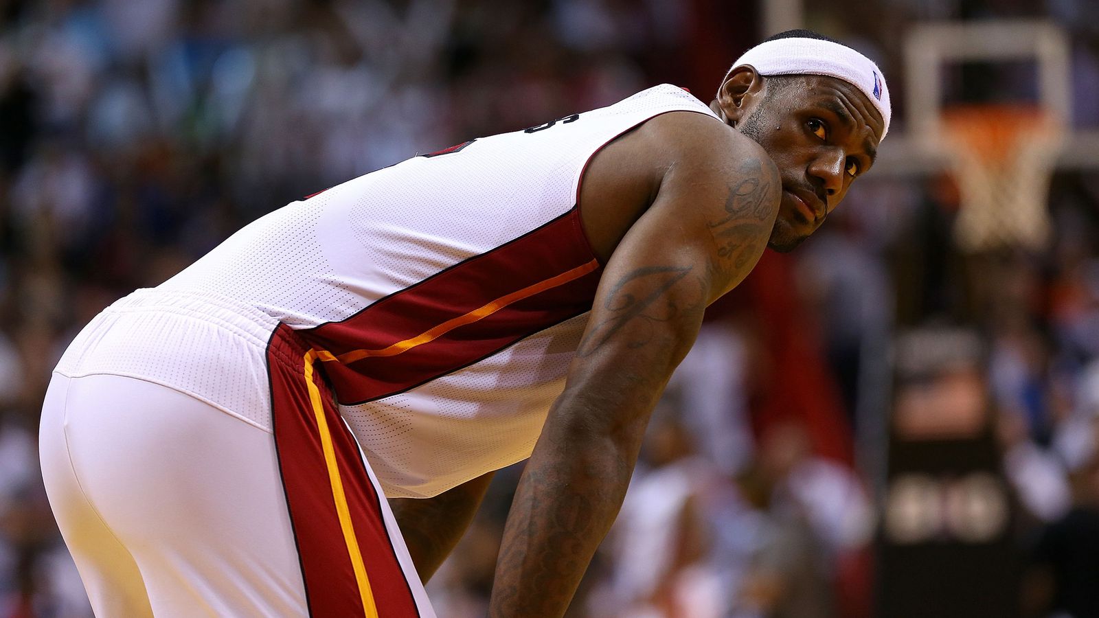 LeBron suffering from general back pain.