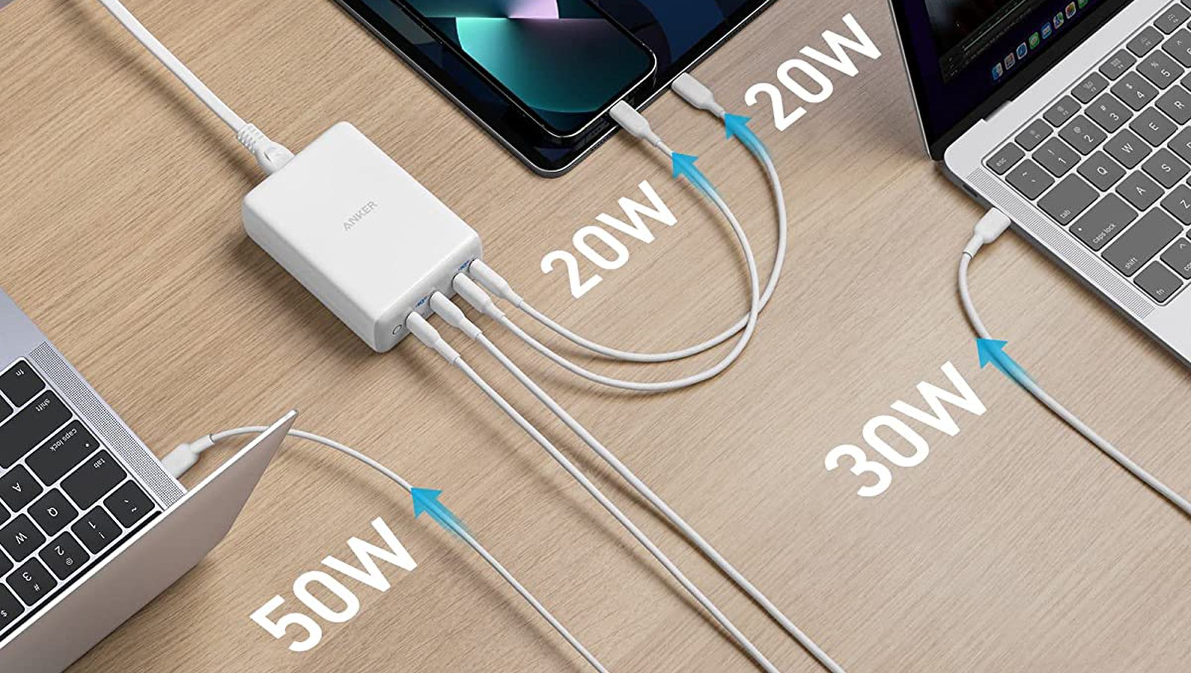 Anker's four-port 120W power brick is built for the USB-C warrior 