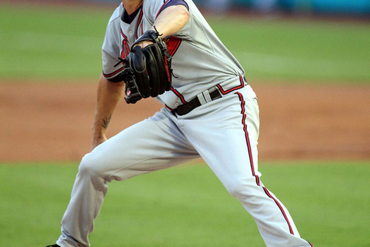 Tim Hudson pitched well and helped Atlanta sweep Florida. 