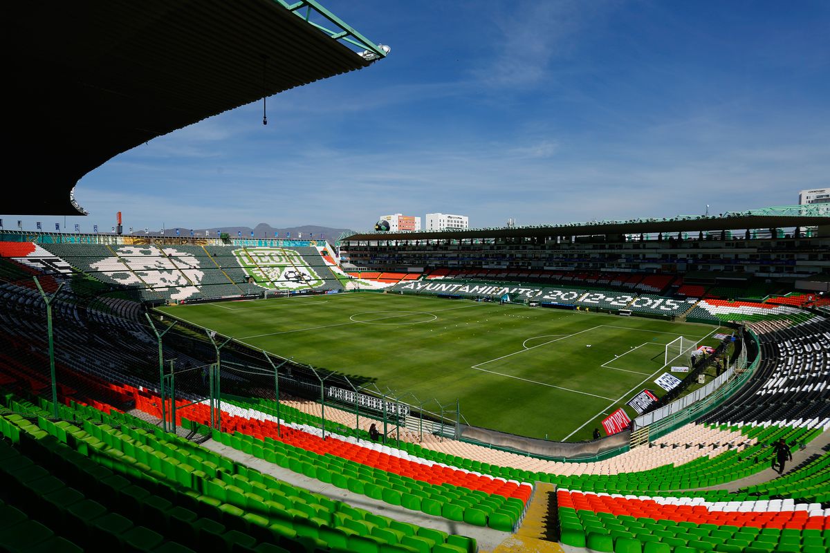 &nbsp;General view inside the stadium prior the 10th round match between Leon and Atletico San Luis as part of the Torneo Clausura 2023 Liga MX at Leon Stadium on March 04, 2023 in Leon, Mexico.
