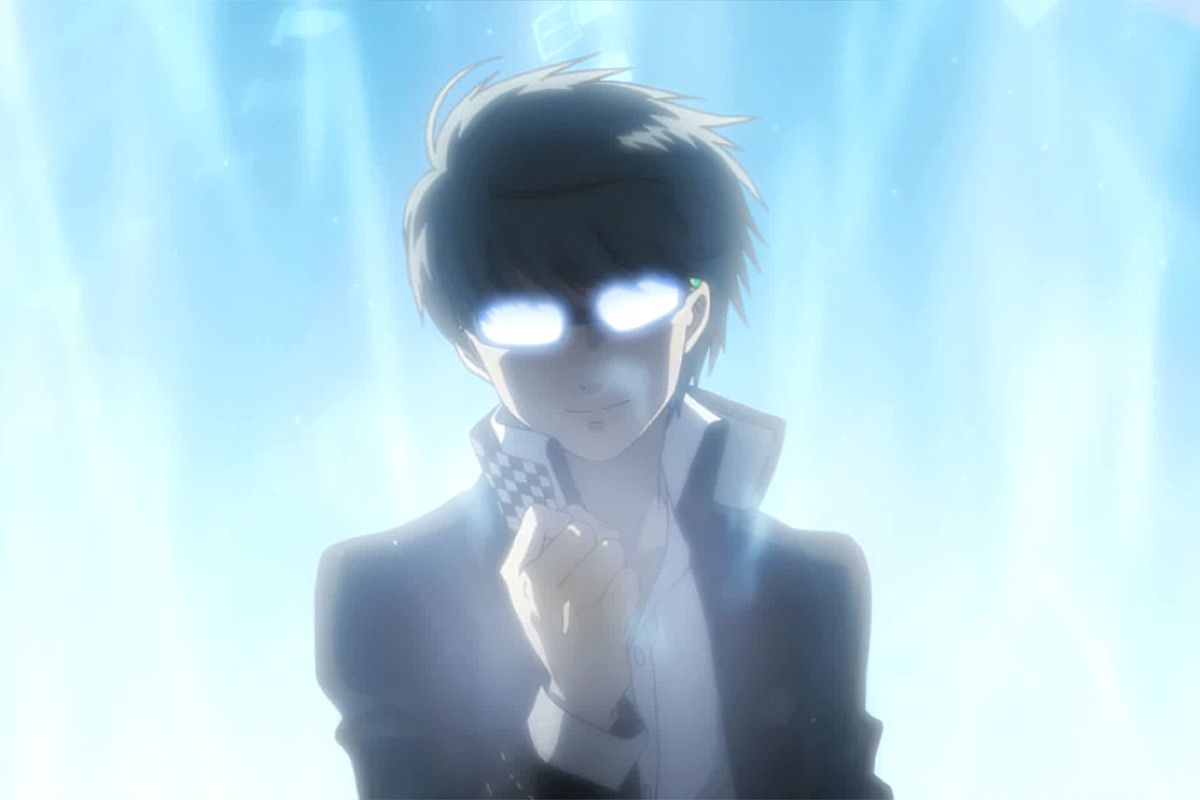 Persona 4 Golden’s main character is bathed in light