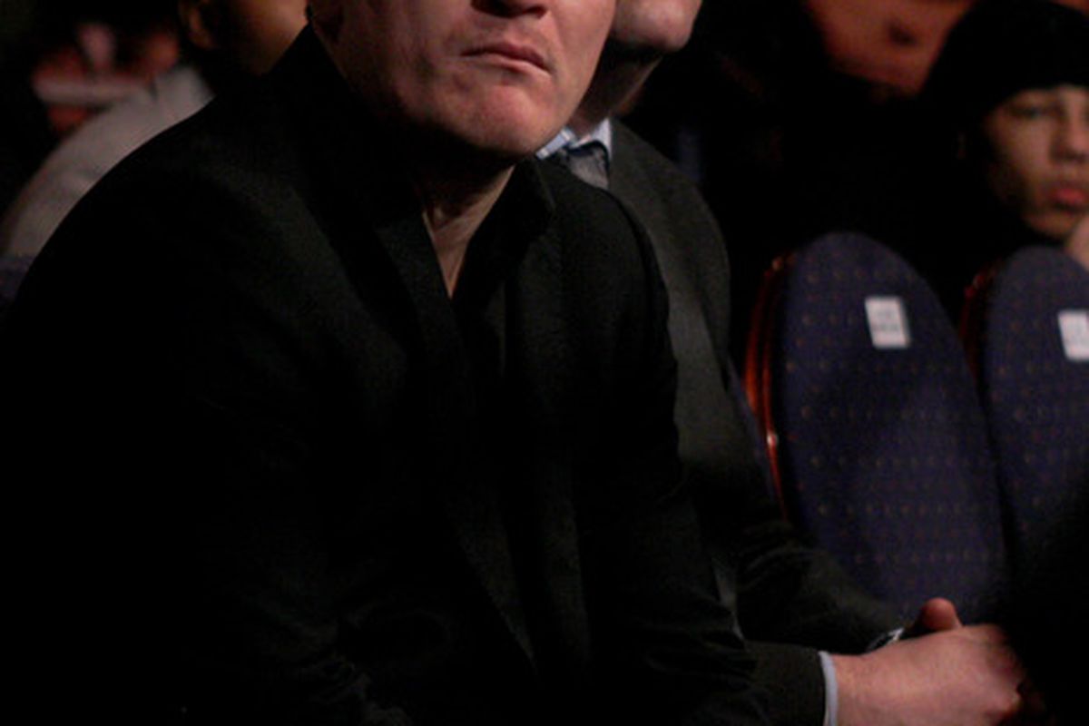 Ricky Hatton, seen here in February 2011, has lost quite a bit of weight recently, and rumors of a return to the ring have picked up some steam. (Photo by Dean Mouhtaropoulos/Getty Images)
