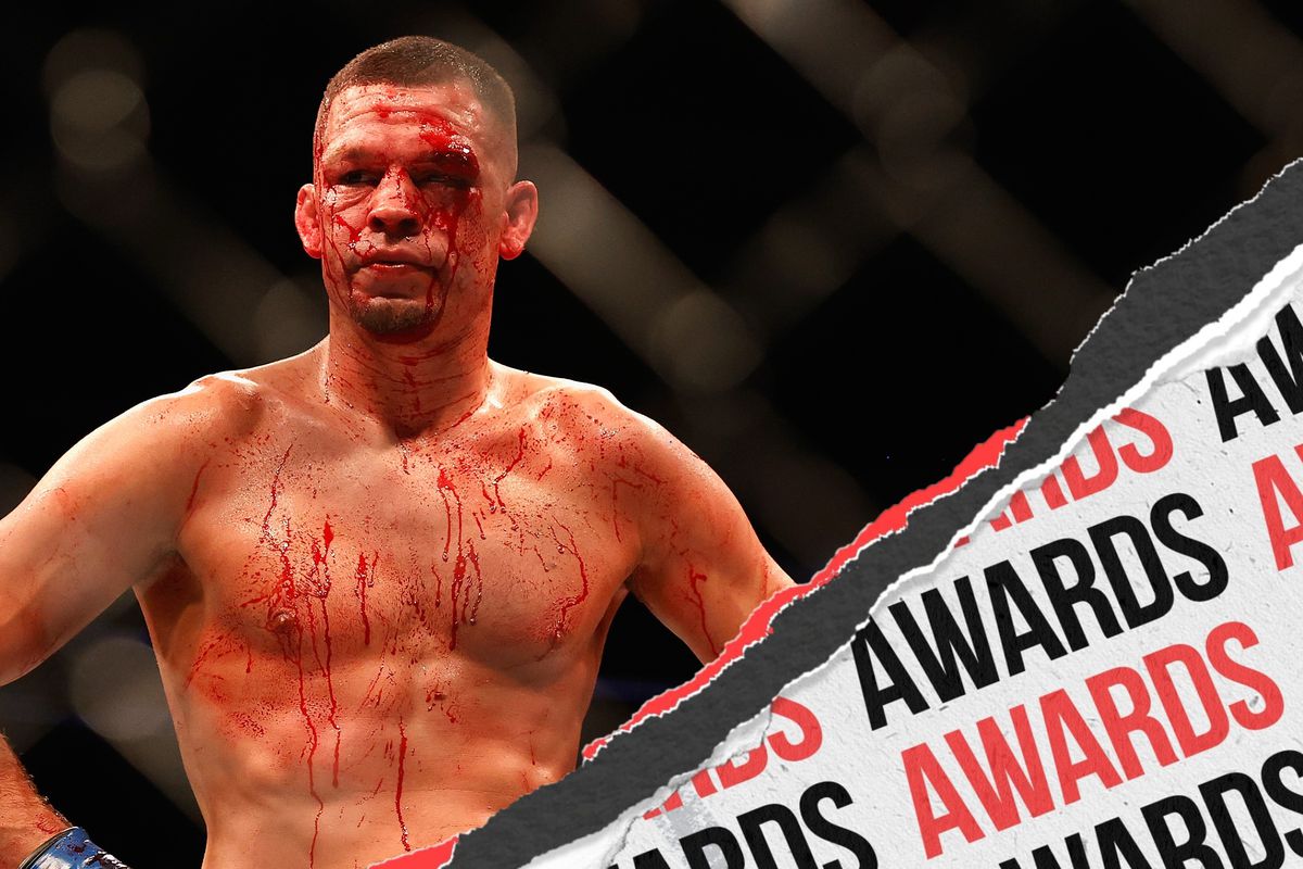 Nate Diaz in between rounds of his UFC 263 contest with Leon Edwards.