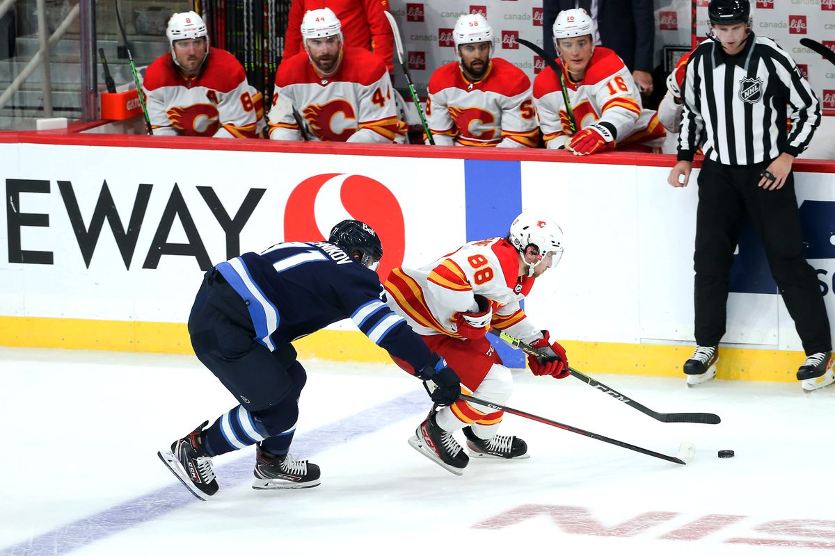 NHL: Preseason-Calgary Flames at Winnipeg Jets