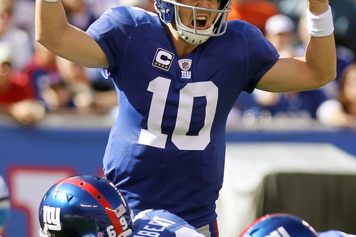 Eli and the Giants currently sport a 4-2 record.