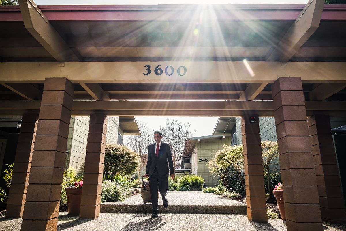 Rep. Ro Khanna (D-CA) near his home in Fremont, California on March 24, 2019.
