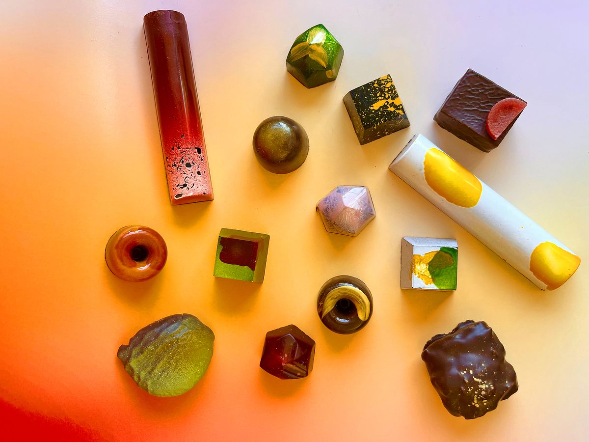 Topogato’s slick and sophisticated chocolates.