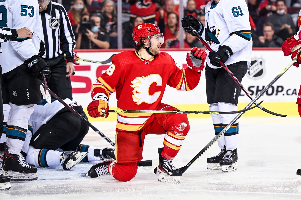 NHL: NOV 09 Sharks at Flames