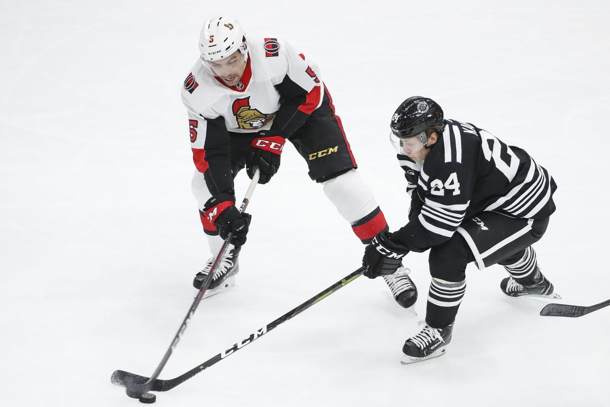 NHL: Ottawa Senators at Chicago Blackhawks