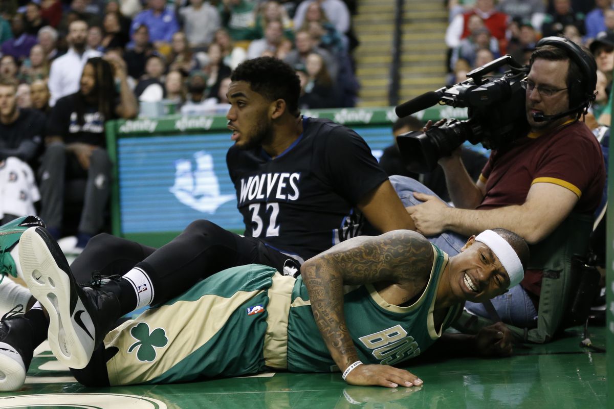 NBA: Minnesota Timberwolves at Boston Celtics