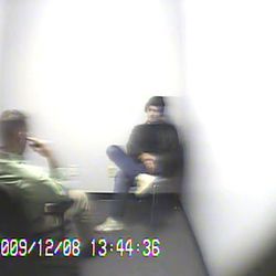 Josh Powell is interviewed by West Valley police on Dec. 8, 2009, shortly after the disappearance of his wife, Susan Cox Powell. Videotapes of the interviews were released this week following a public records request.
