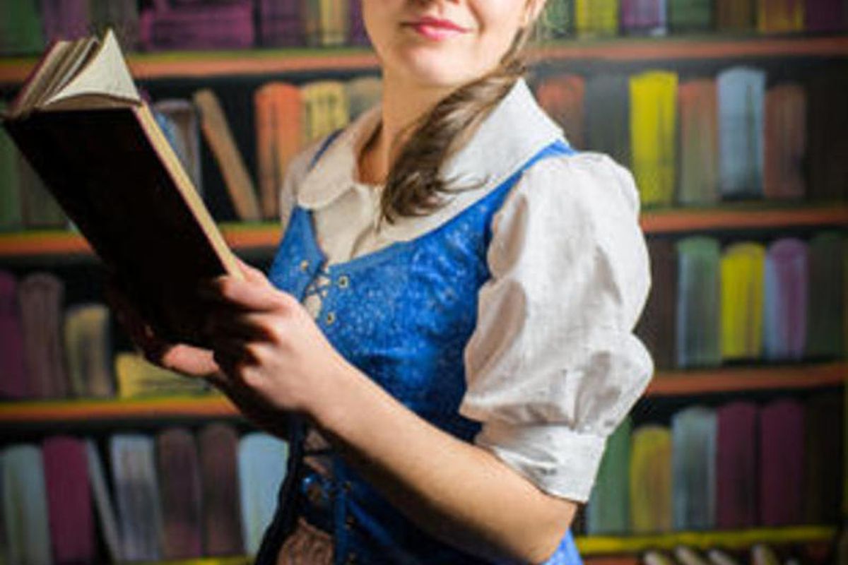 Amber Jones as Belle in CenterPoint Legacy Theatre's production of Disney's "Beauty and the Beast," which runs Feb. 29-March 26.