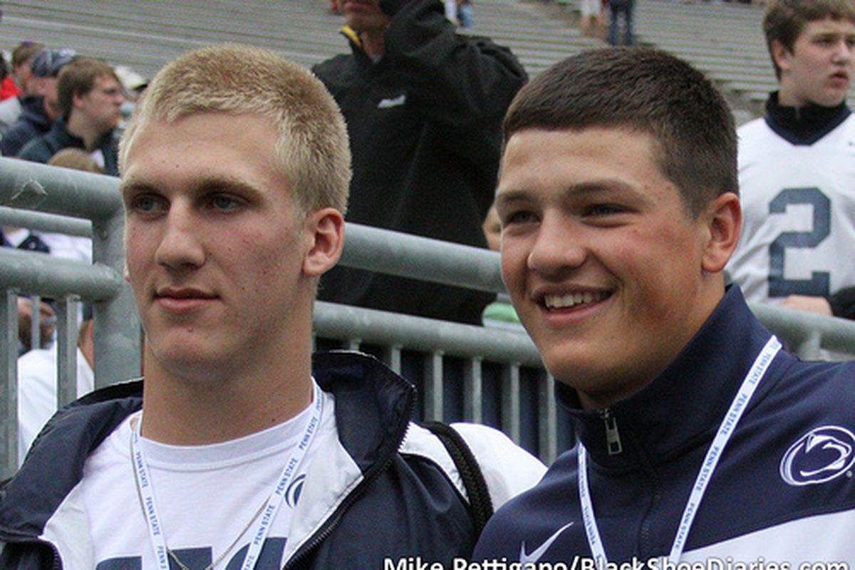 Rivals 100 recruits Adam Breneman and Christian Hackenberg (via <a href="http://www.flickr.com/photos/mikepettigano/7108776357/">Mike Pettigano</a>)