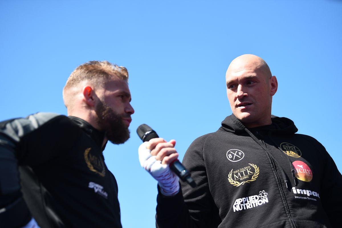 Tyson Fury and Billy Joe Saunders Workout Session