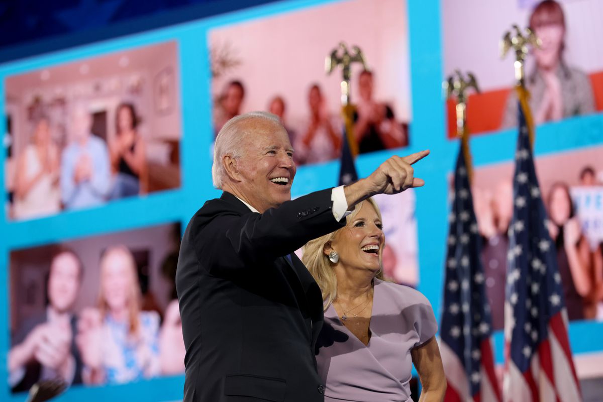 Joe Biden Accepts Party’s Nomination For President In Delaware During Virtual DNC