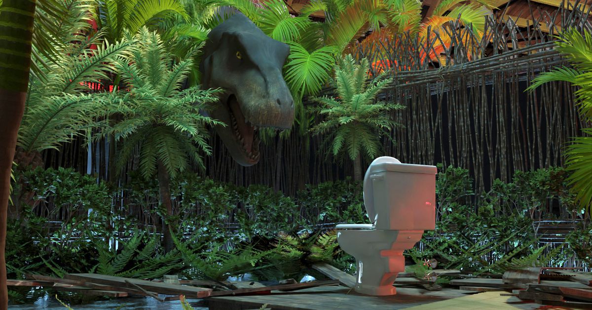 Jurassic Park toilet activation to bowl over SDCC 2023