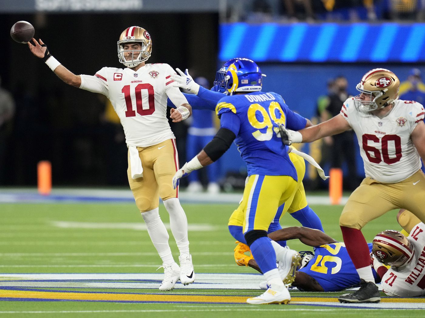 49ers news: Why Monday night against the Rams is the perfect get right game  for Jimmy Garoppolo - Niners Nation