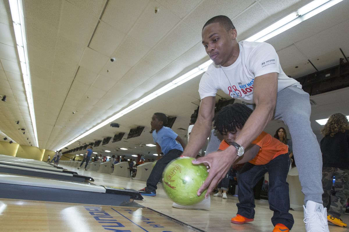 Russell Westbrook Why Not Foundation Bowling Fundraiser
