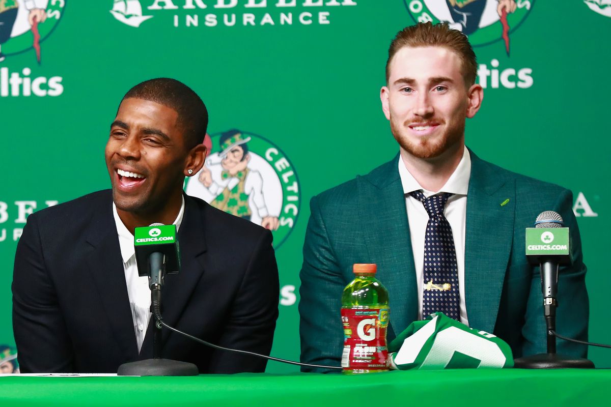 Boston Celtics Introduce Kyrie Irving