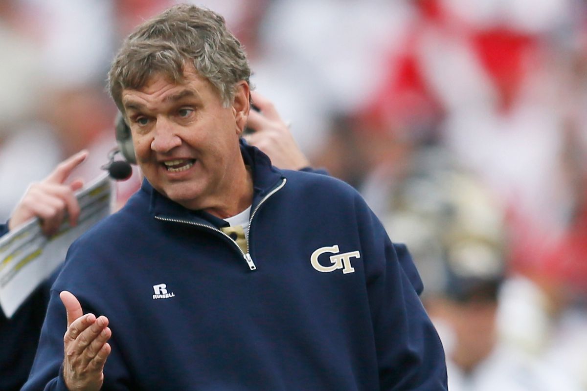 Paul Johnson wasn't happy when he heard I was picking against his team...