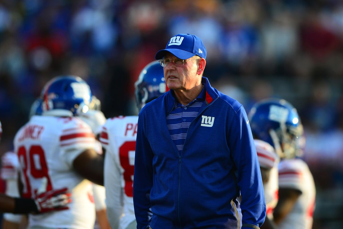 Tom Coughlin before Sunday's game