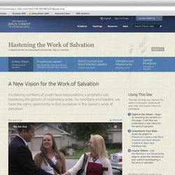 A new web page on the LDS Church's lds.org website is focused on helping members, missionaries and local church leaders collaborate on their missionary outreach.