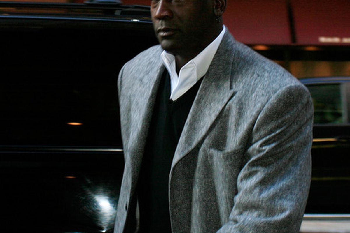 I had to pay MJ 50% of my month's income just so that I could use this photo.  (Photo by Patrick McDermott/Getty Images)