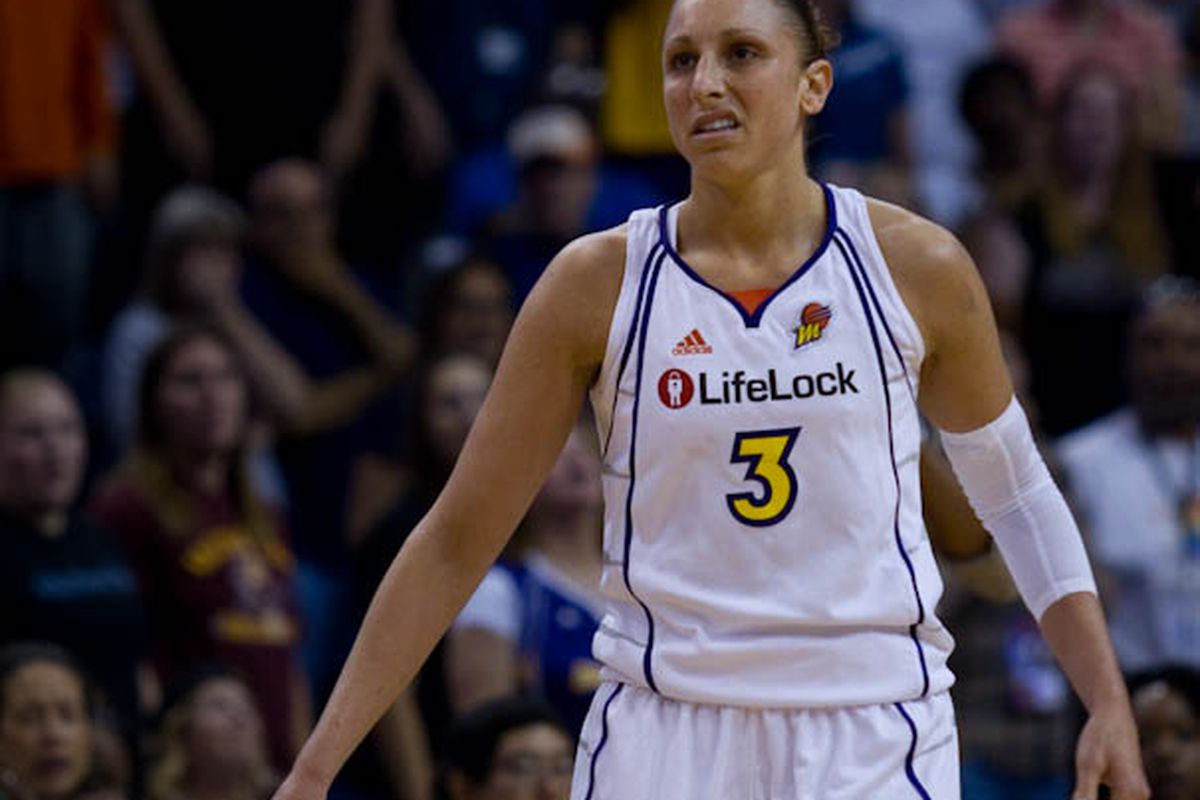 Diana Taurasi does not like bad calls. Or missing shots. Or turnovers. Or anything that isn't associated with winning. (Photo by Ryan Malone)