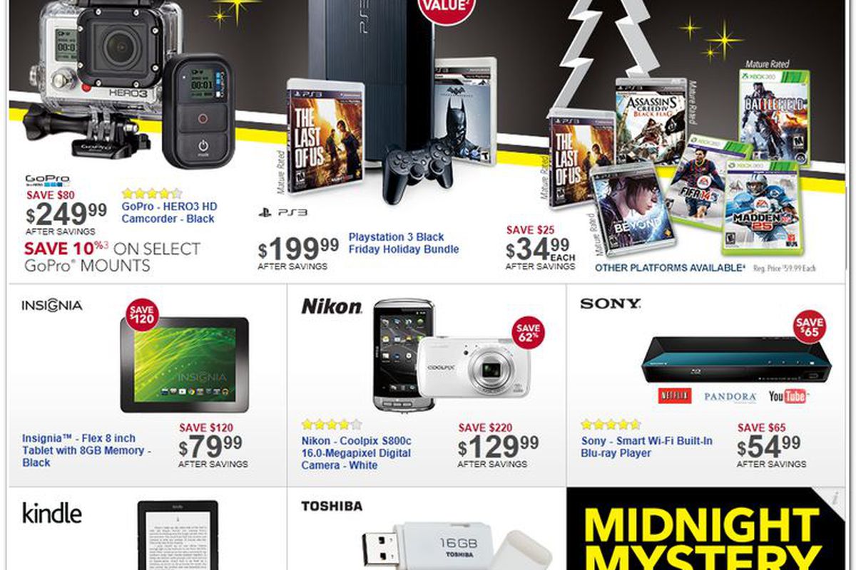 Best Buy Black Friday Deals Include Two Game 199 Ps3 Polygon