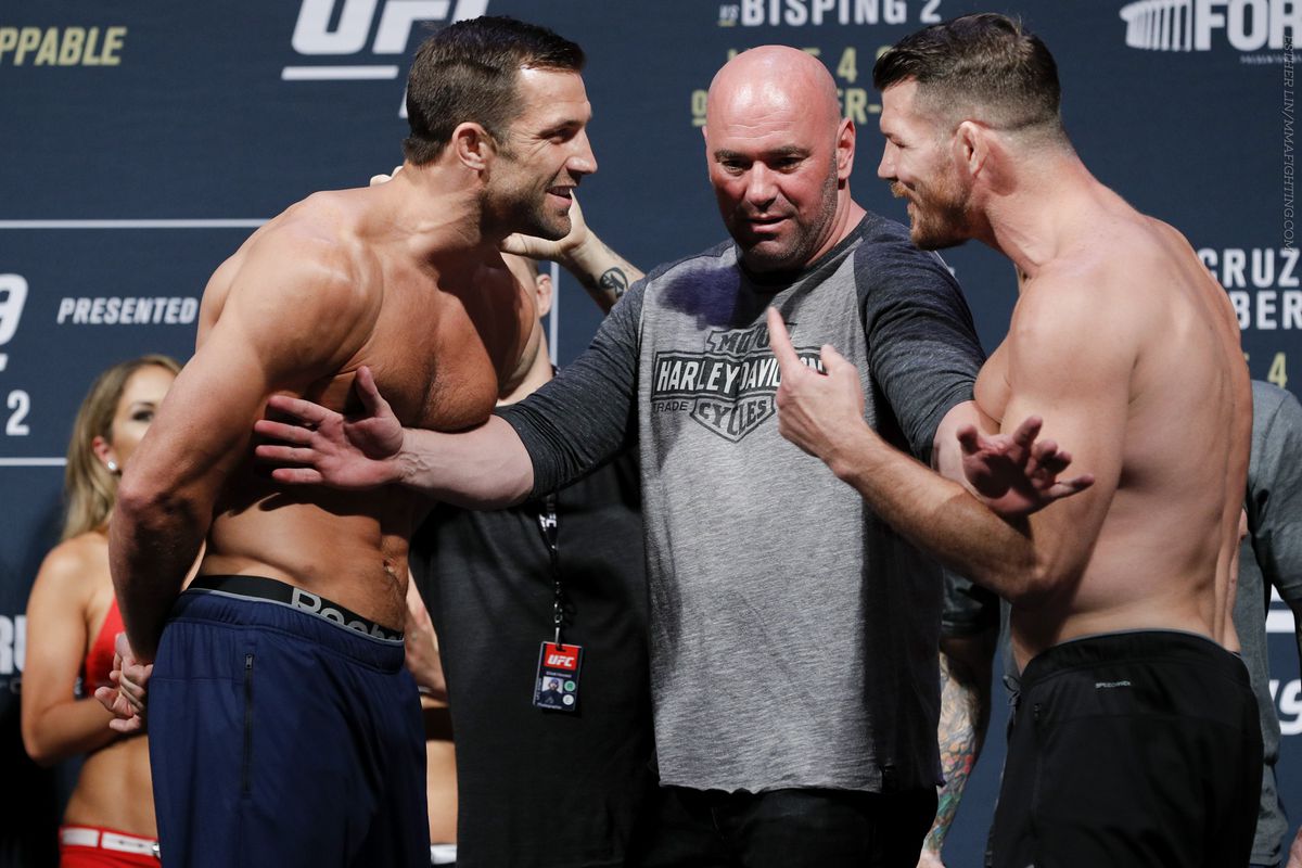 Luke Rockhold will put his title on the line against Michael Bisping at UFC 199 on Saturday.