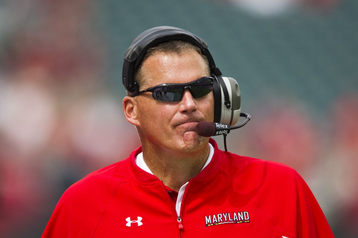 Randy Edsall making the official face of Maryland athletics.