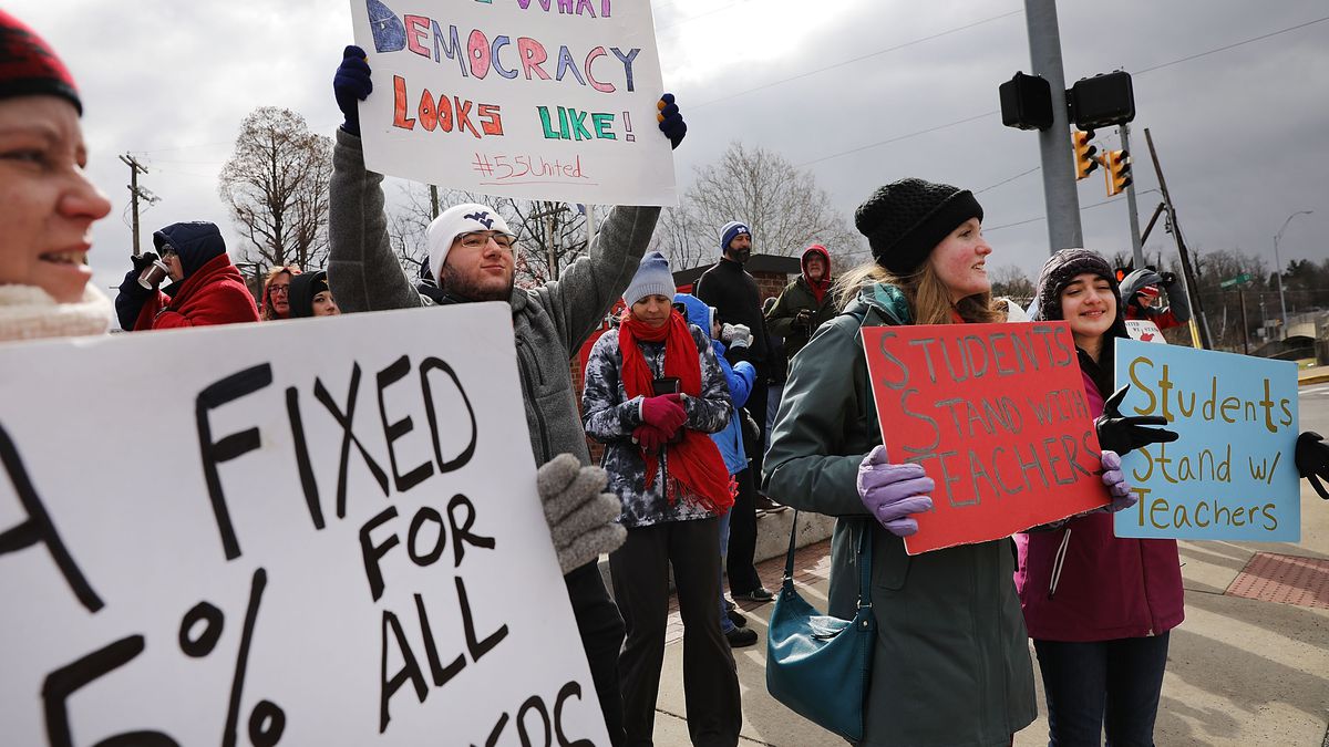 Statewide Teachers Strike In West Virginia  Continues For 7th Day