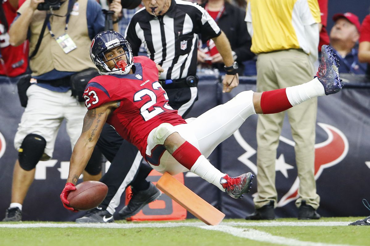 Arian's surely a major source of your optimism if you see things going well for the Texans in the second half.