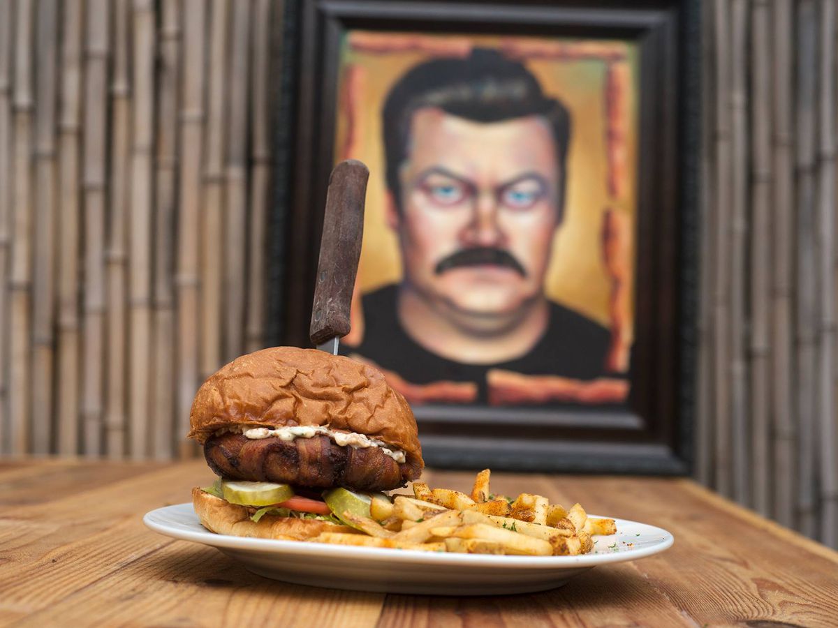 The Ron Swanson Burger at Whisk