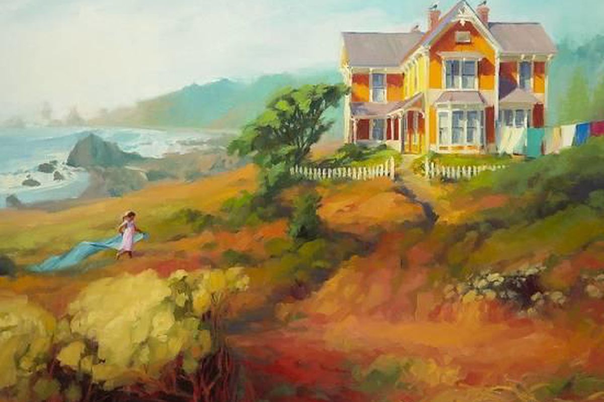 When it comes to writing, we can let our children grasp a topic that interests them and run with it. This is Wild Child, an original painting by Steve Henderson.