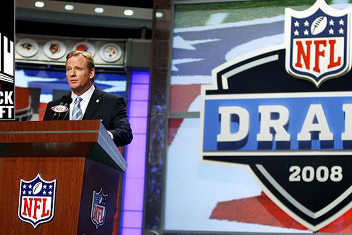 NFL Commisioner Roger Goodell at the NFL Draft