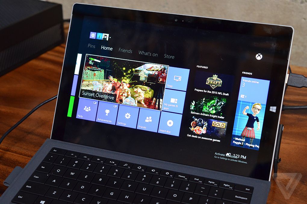 Xbox One game streaming Windows 10