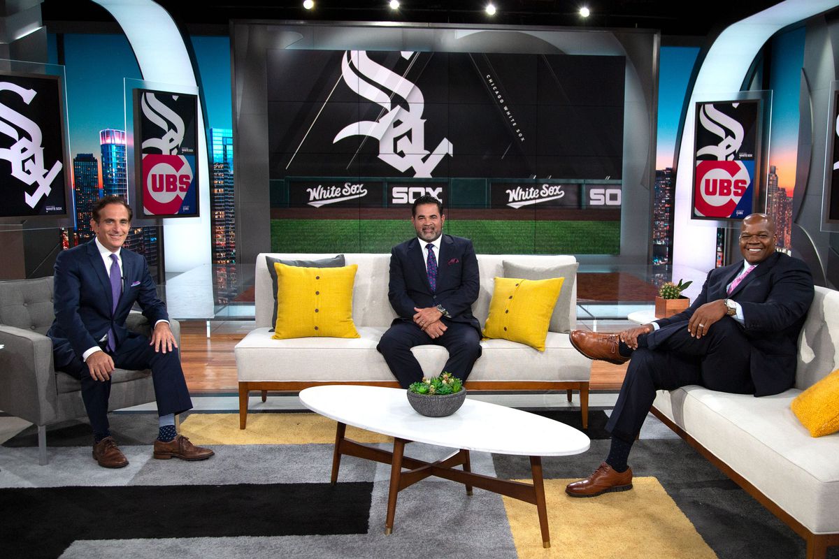 The White Sox postgame show with Chuck Garfien (from left), Ozzie Guillen and Frank Thomas became must-watch TV down the stretch and into the playoffs. Guillen and Thomas were not shy about sharing their opinions.